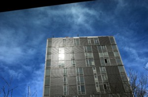 Fredrick D. Joe, The OregonianGerding Edlen Development Co. started the 16-story Cyan in downtown Portland as a condo building. When the condo market stalled, the firm flipped it to apartments, adding it to a growing list of luxury apartment towers competing for tenants amid rising vacancies.
