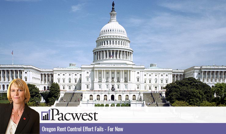 Oregon Rent Control Effort Fails - For Now