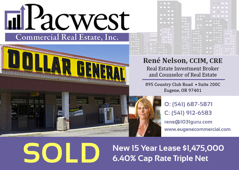 Pacwest CRE Sale Dollar General Louisville KY